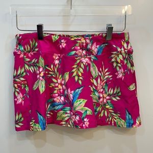 SUNSETS Orchid Oasis pink sporty swim skirt